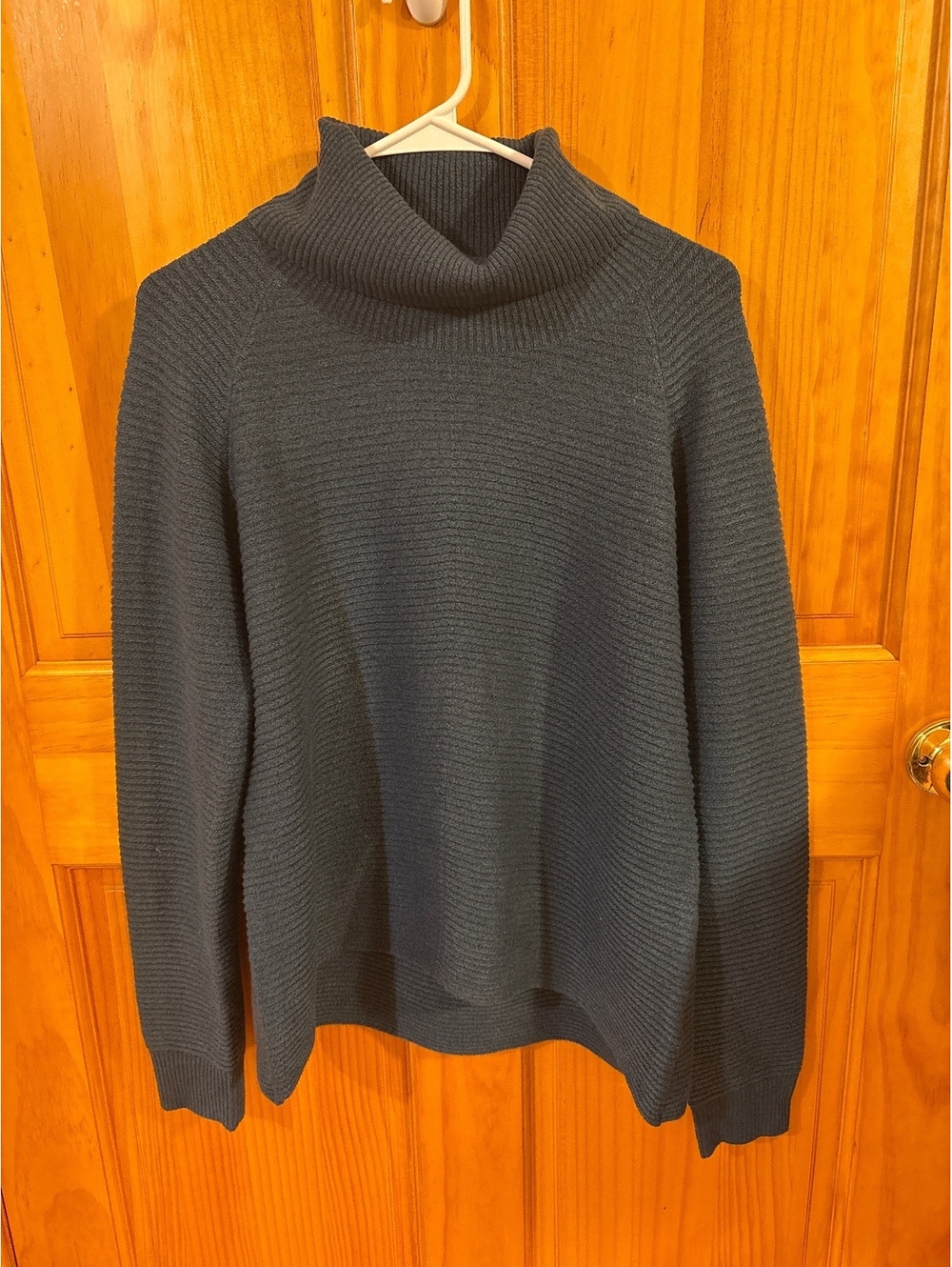 Gorp Granola Midweight Heathered Knit Kuhl Solace Blue Medium Turtleneck